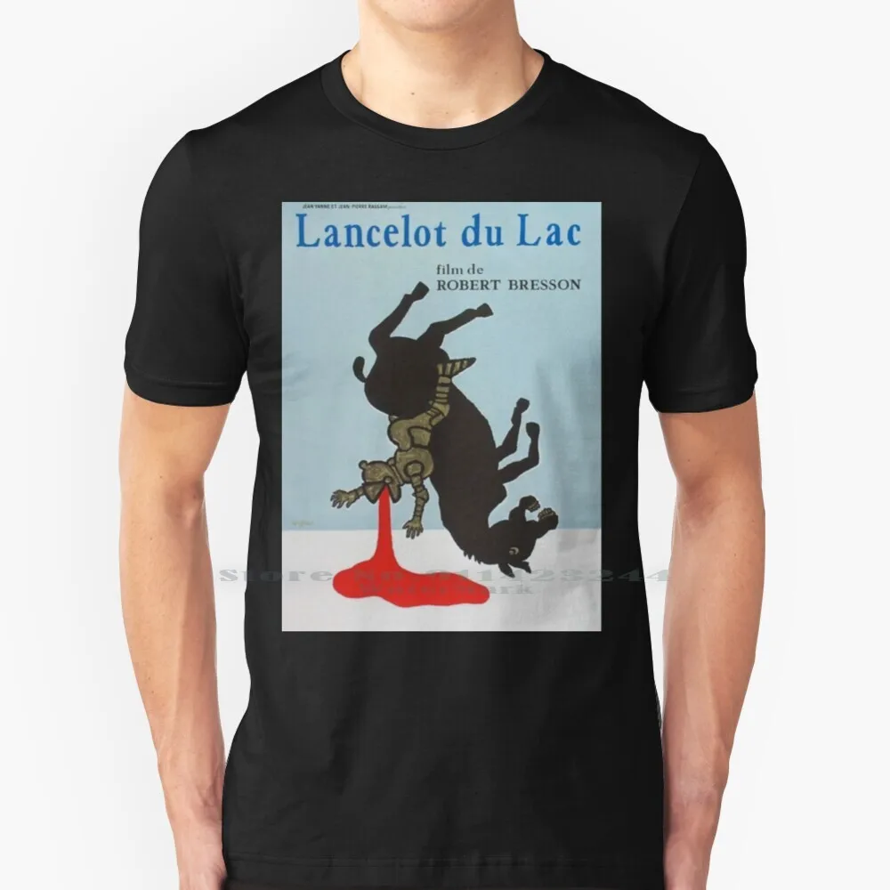 Du Lac-Robert Bresson Film 100% Cotton T Shirt Robert Bresson Du Lac King Arthur Holy Grail Guinevere Knights Of The Round