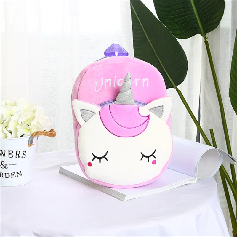 Kid Rucksack Nette Einhorn Tier Tasche Kawaii Kind Schul In Kindergarten Plüsch Tasche für Kleine Junge Mädchen Schule Rucksack