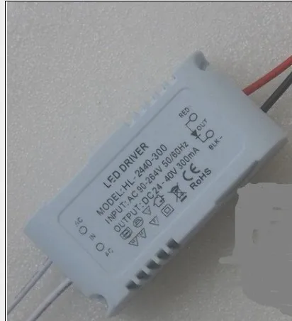 

LED 8-12W led ceiling light driver Constant current 300mA 100pcs/wholesales lowest price fedex free fast