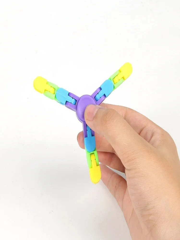 Tự Làm Đầu Ngón Tay Khớp Quay Dây Chuyền Khối Xây Fidget Spinner Mẫu Giáo Huấn Luyện Và Hướng Dẫn Ga Con Quay Beyblade Đầu Ngón Tay Tặng