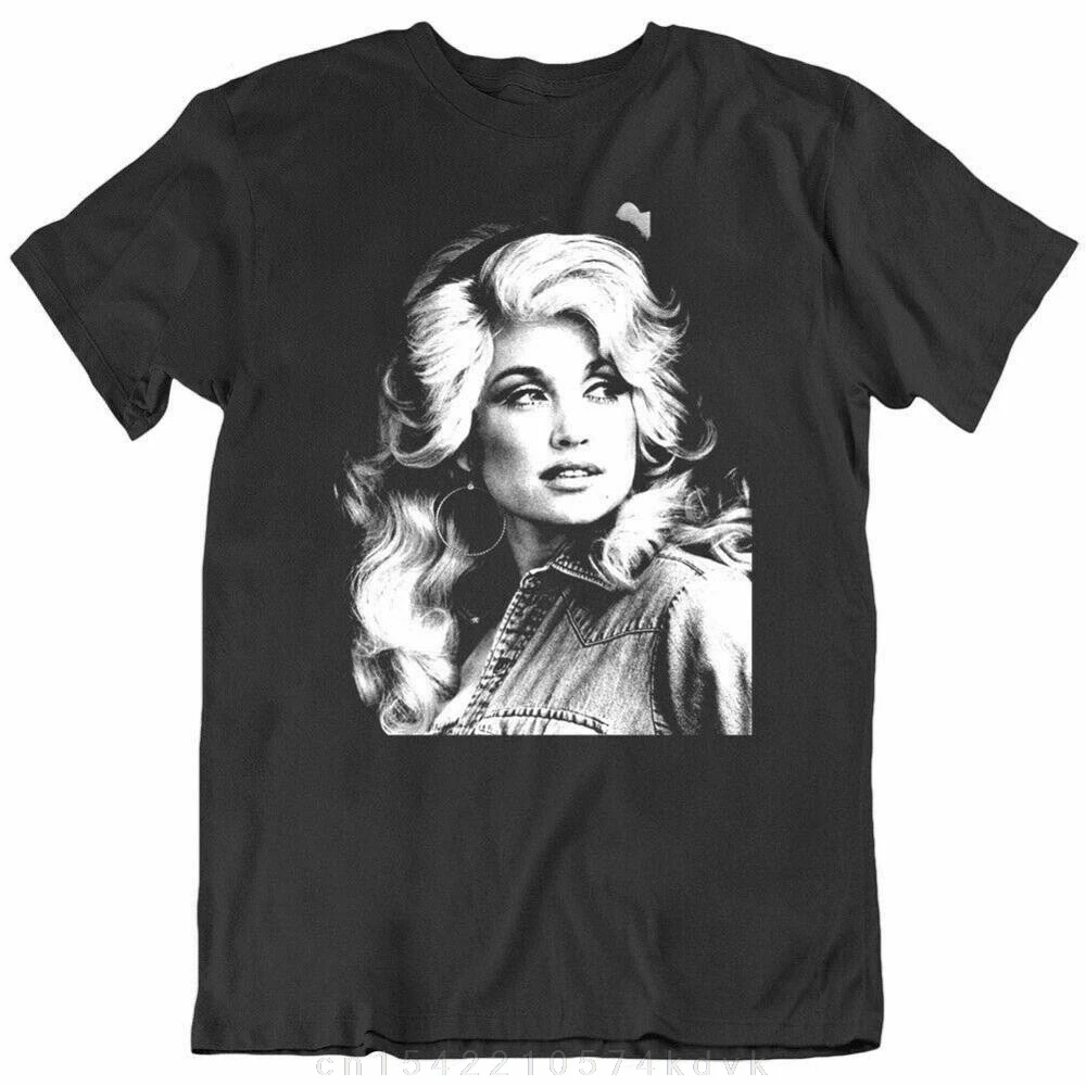 

Dolly Parton Country Music T-Shirt Summer Fashion Funny High Quality Printing Casual O-Neck Short Sleeve Tee