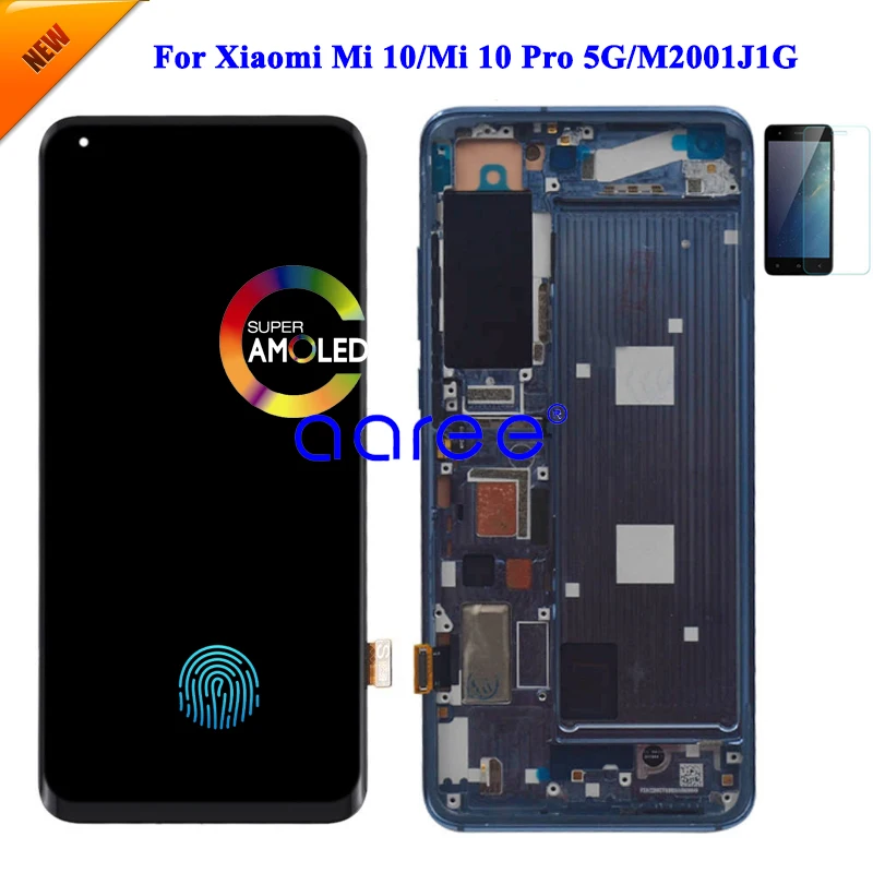 

AMOLED LCD Display Original For Xiaomi Mi 10 LCD For Xiaomi Mi 10 Pro 5G LCD Display LCD Screen Touch Digitizer Assembly