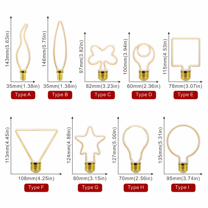 Retro LED Edison Bulb E27 4W 8W 220V-240V Vintage Soft Filament Bulb Holiday Night Light Christmas Home Decor Halloween Lights