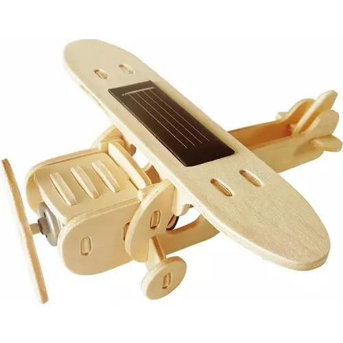 Robotime 3D Solar Powered Monoplane Wooden Puzzle P210