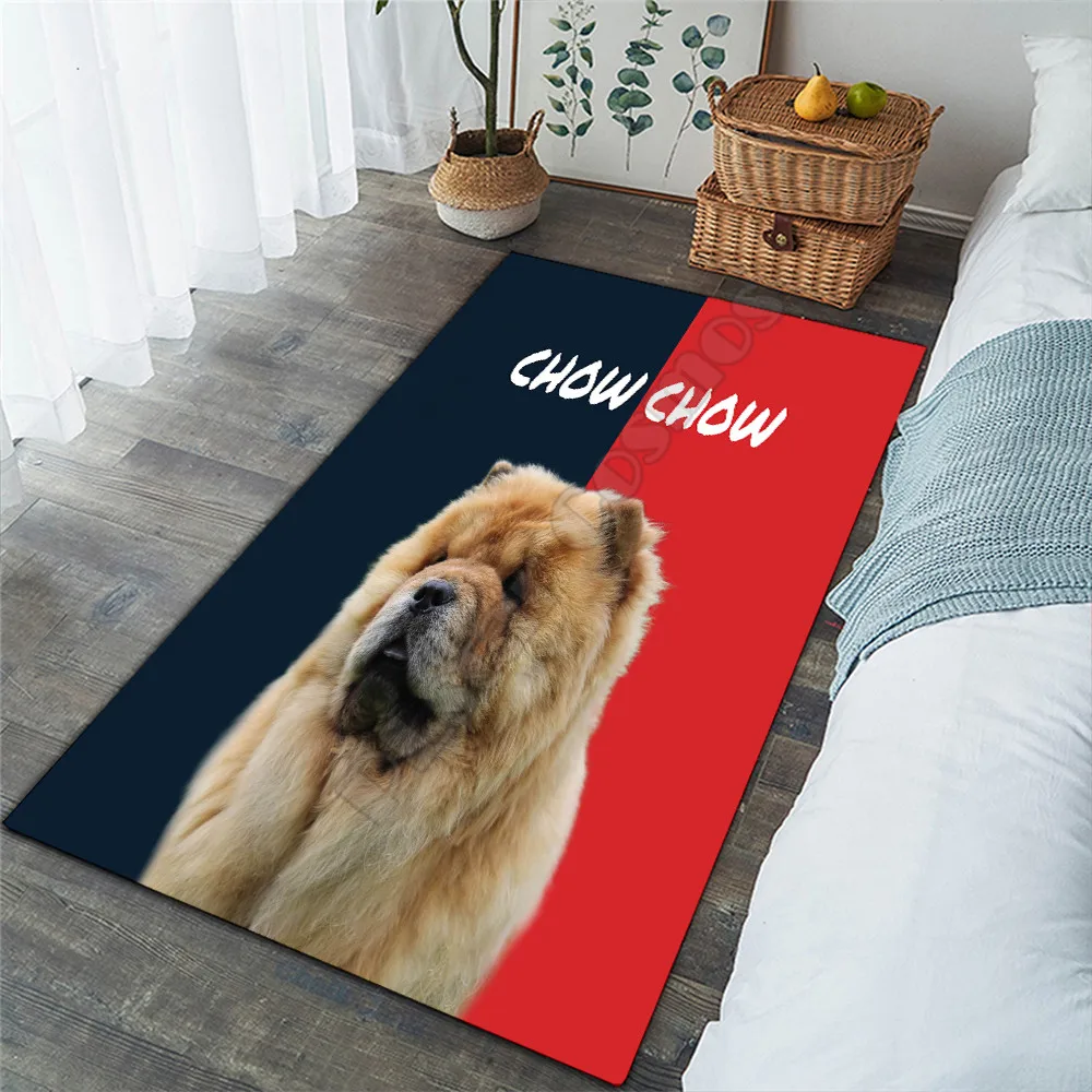 

Best Friend Chow Chow 3D All Over Printed Rug Non-slip Mat Dining Room Living Room Soft Bedroom Carpet