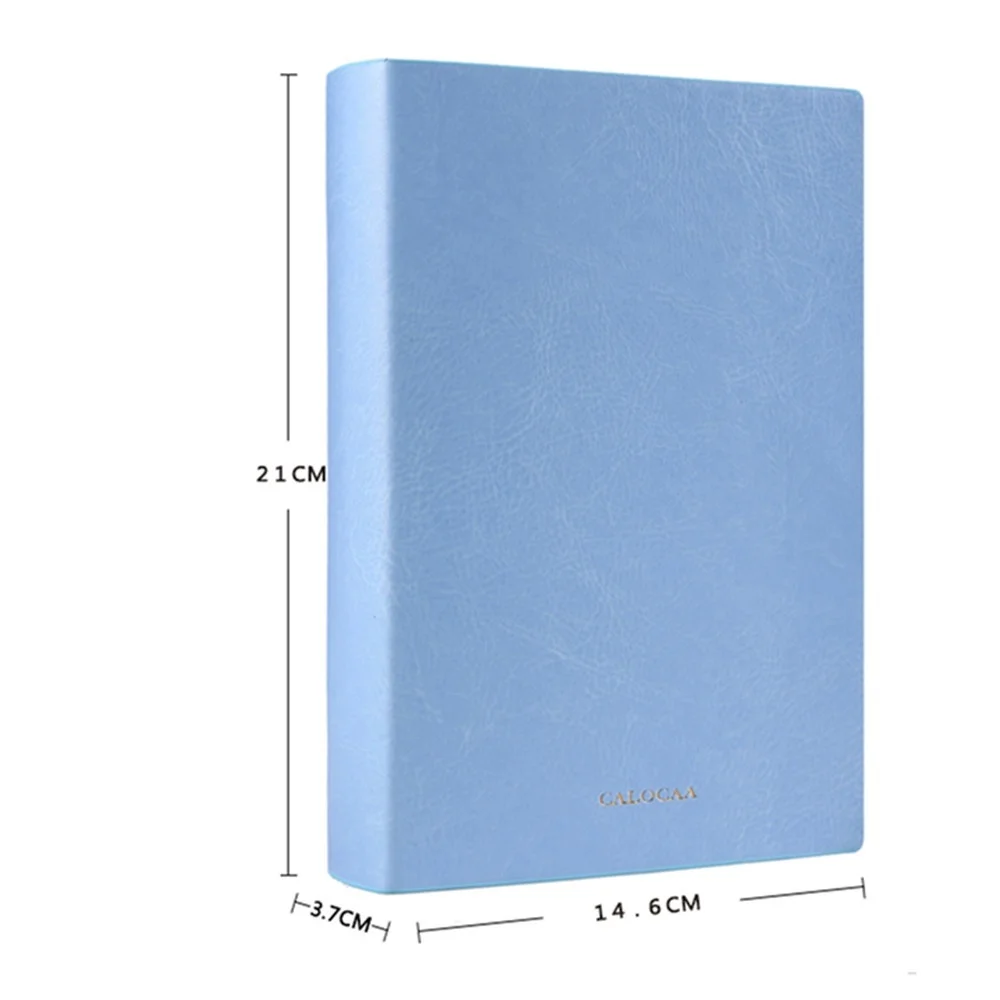 Super Thick Soft Faux Leather 320 Sheets/640 Pages Ruled Notebook A5 Daily Notebook Life Records Best for 2-3 Years Writing