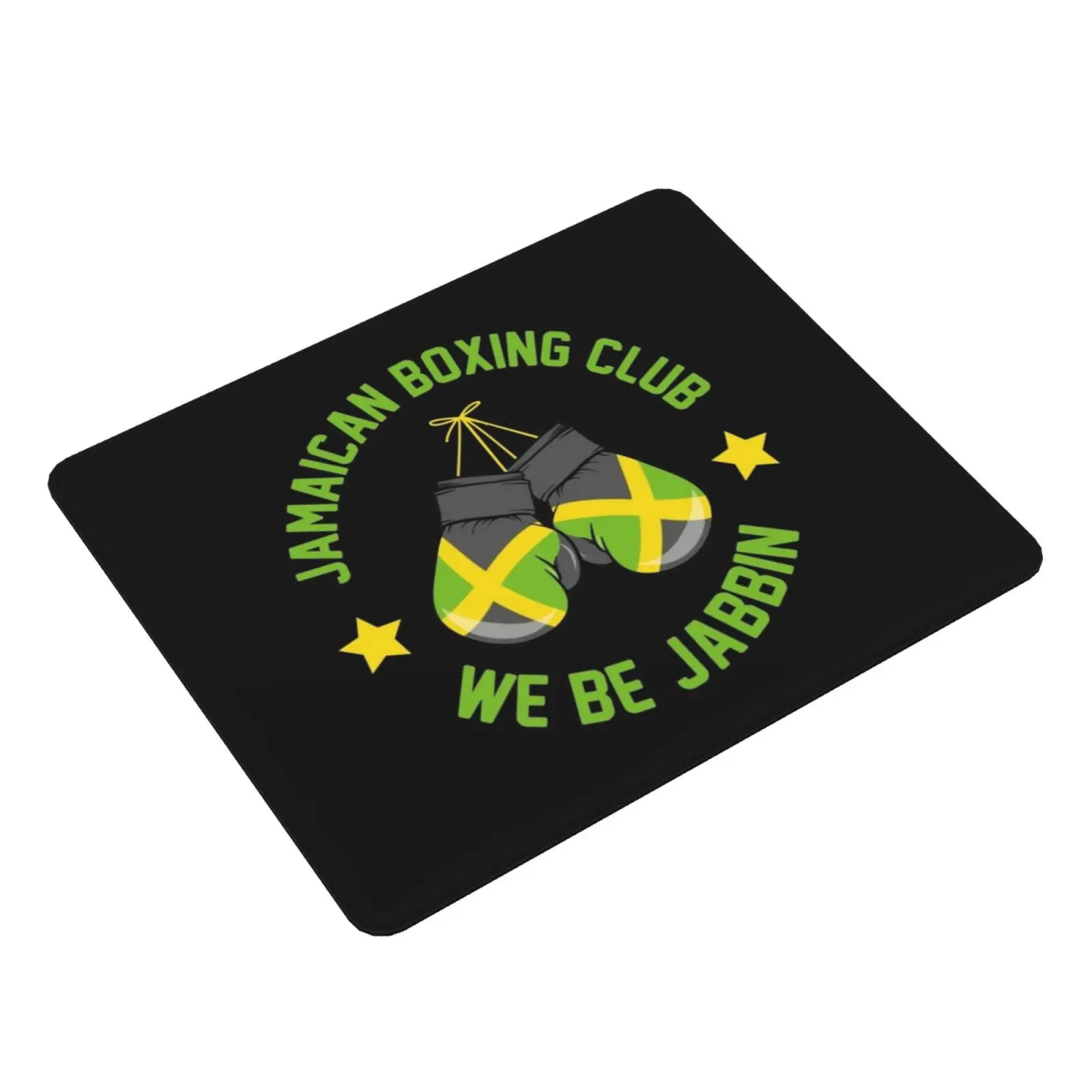 Jamaica Boxing Club We Be Jabbin Jamaican Mouse Pad DIY Print Jamaican Boxing Club Jamaican Jamaica We