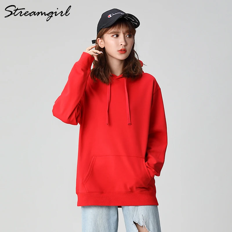 Women\'s Sweatshirt Cotton Oversized Hoodies And Sweatshirts Oversize Pink Sweatshirt With Hood Yellow Cotton Hoodies Women