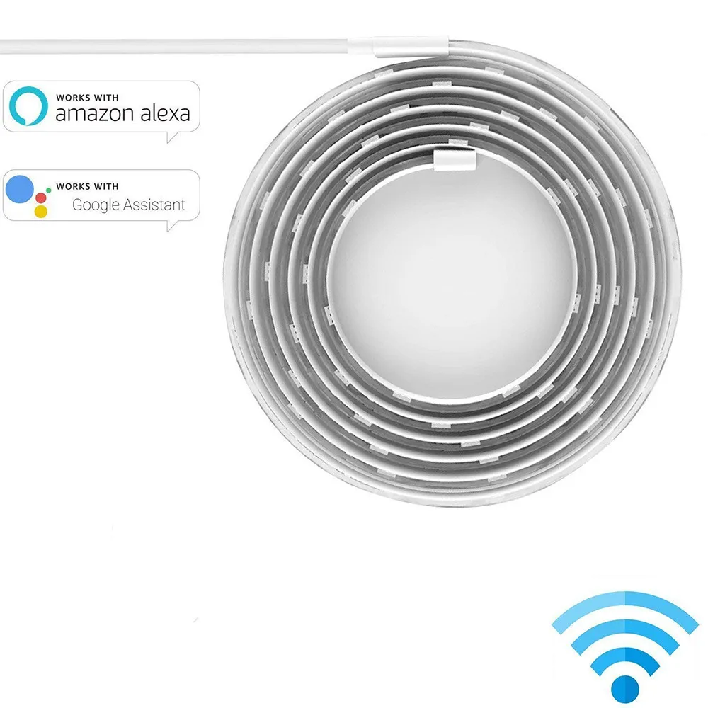 Yeelight Aurora Smart LightStrip 1S 2M 10M LED RGB WiFi APP รีโมทคอนโทรล Light Strip สำหรับ Alexa ผู้ช่วย Homekit