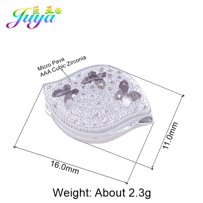 Juya DIY Gold/Rose Gold Hear Beads Small Hole Charm Beads Supplies For Women Natural Stones Beadwork Jewelry Making