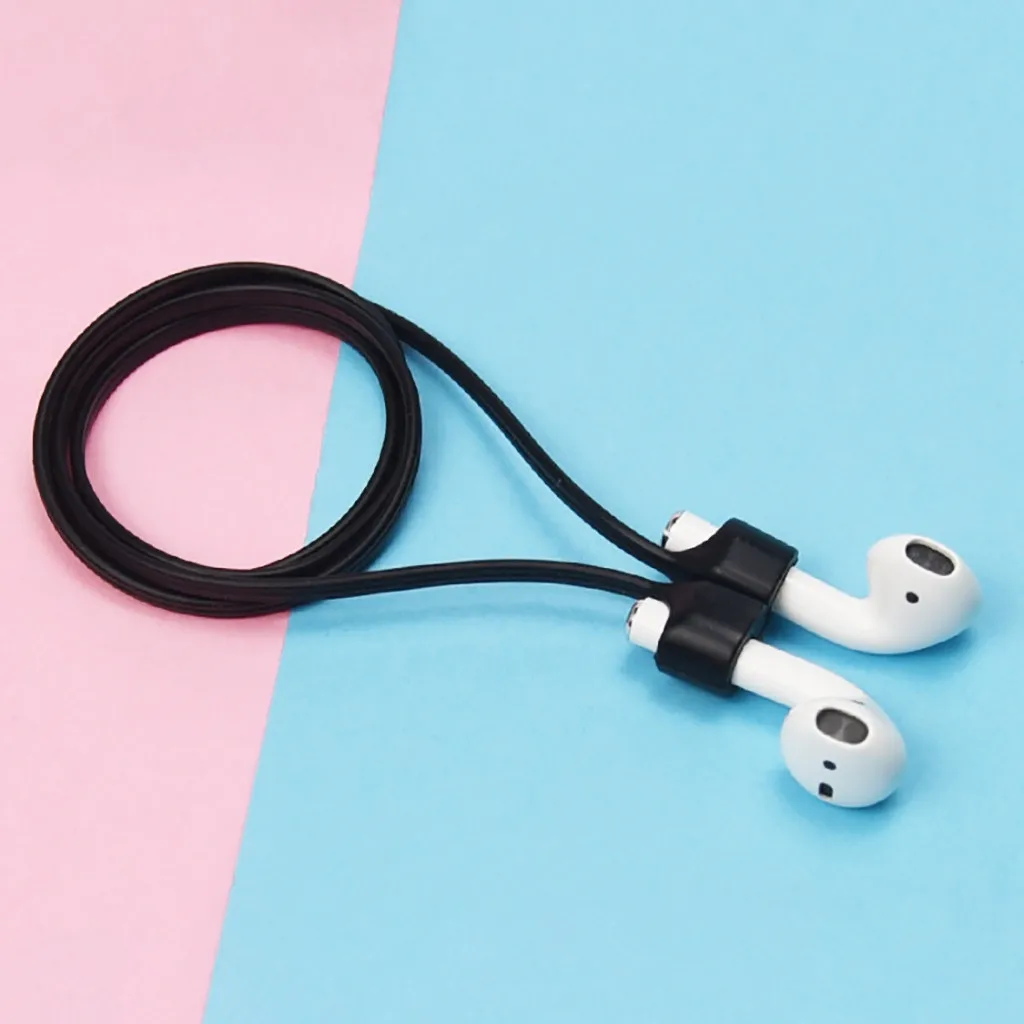 Anti Lost Strap Magnetic String Rope For AirPods Pro Strap Silicone Headset Hanging Neck Rope For AirPods 3 1 2 Cable Lanyard