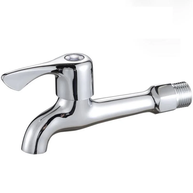 

Fast On Faucets Drain Water Tap Long Duct Single Handle Wall Mounted Installation Faucet