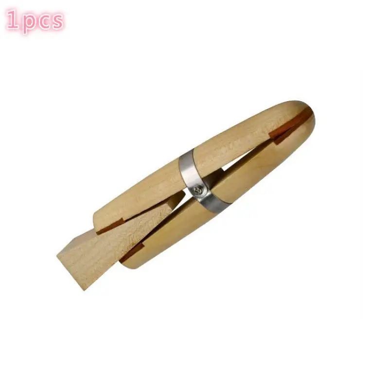 Jewellers Đôi Kết Thúc Vòng Gỗ Kẹp Có Da Dày Dặn Lót Hàm Nêm Vòng Gỗ Kẹp Da Lót Trang Sức Dụng Cụ