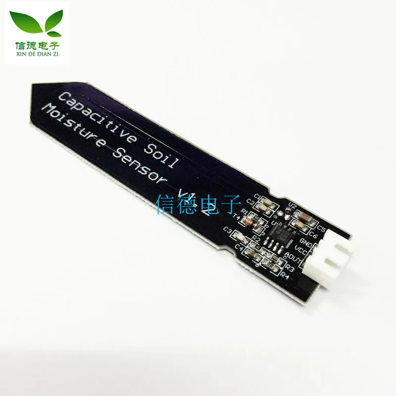 Sensor capacitivo de umidade do solo, quantidade analógica, ampla voltagem, módulo de detecção de umidade do solo