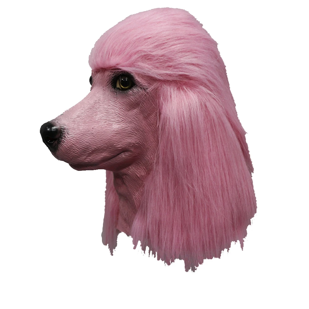 Dog Head Mask Deluxe Halloween Costume Party Latex Super Bowl Underdog Dog Head Mask