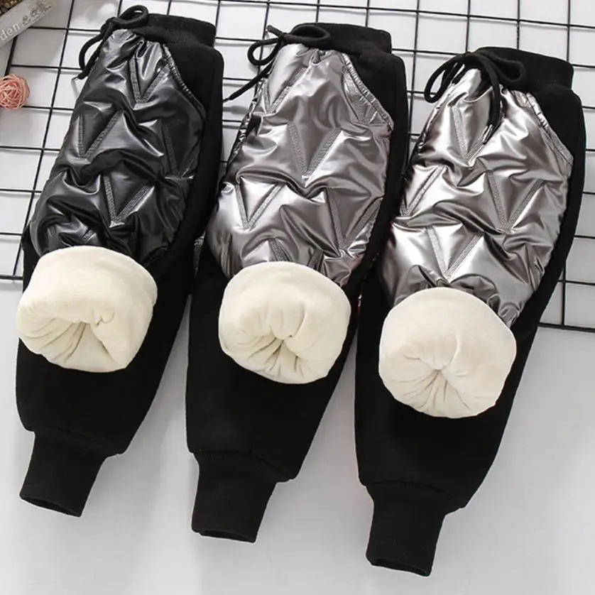 Down cotton-padded trousers Waterproof for boys girls autumn winter snow Baby Kids Thick Warm pants