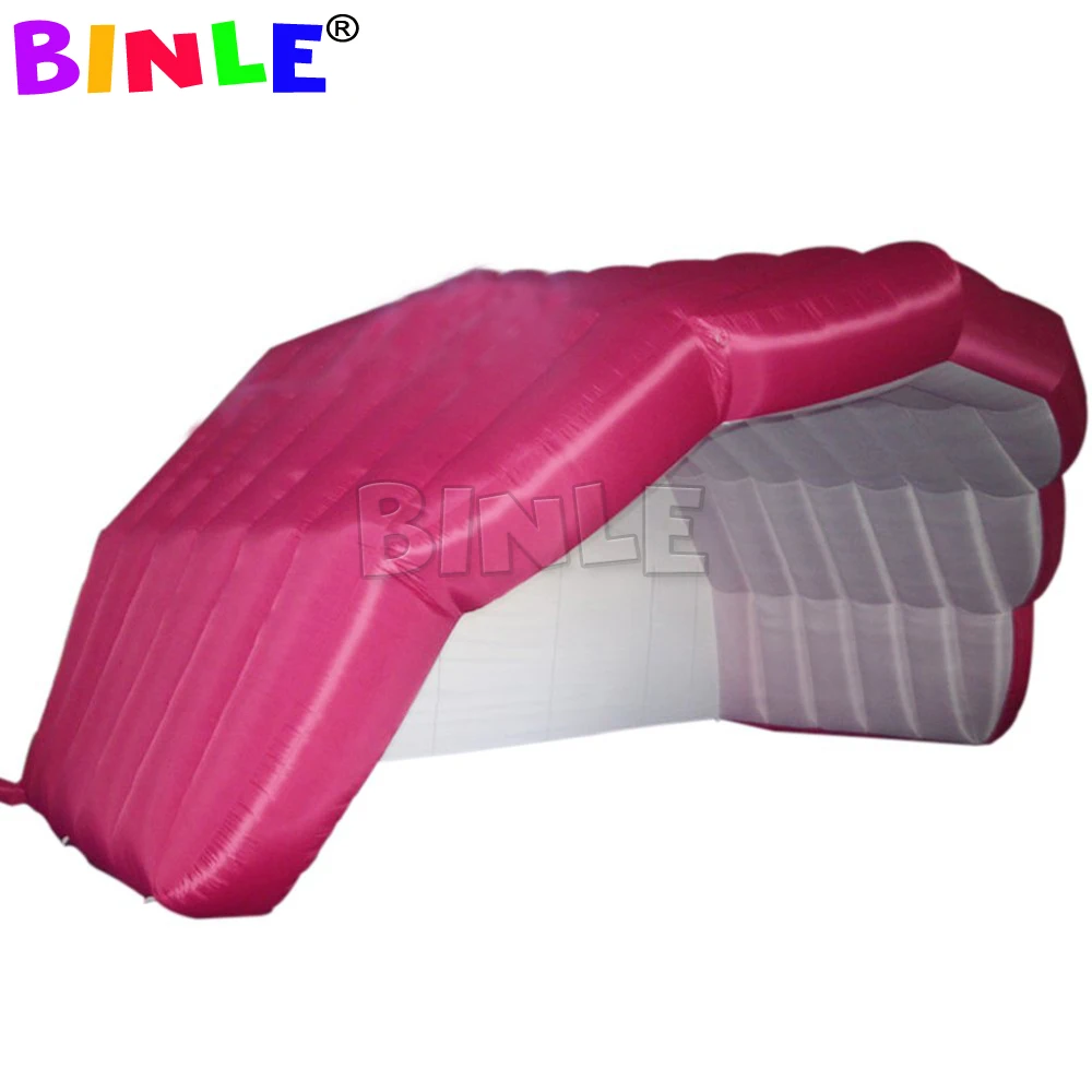 Bright Colors Pink Inflatable Stage Cover,Pop Up Air Marquee Music Tent For Event Decoration