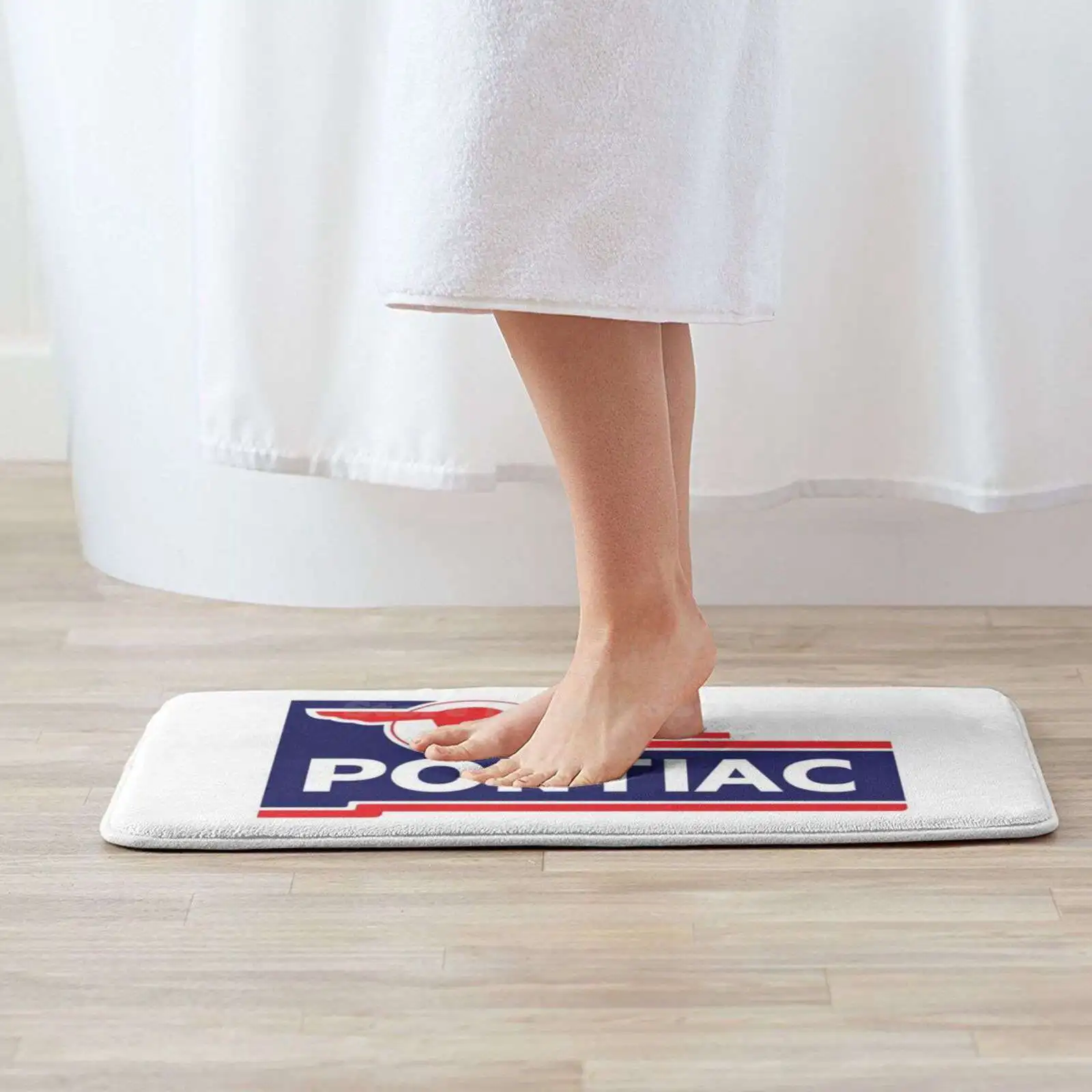 Retro Pontiac Dealership Sign 3D Household Goods Mat Rug Carpet Foot Pad Muscle Car Vintage Sign Pontiac Gto Firebird Catalina