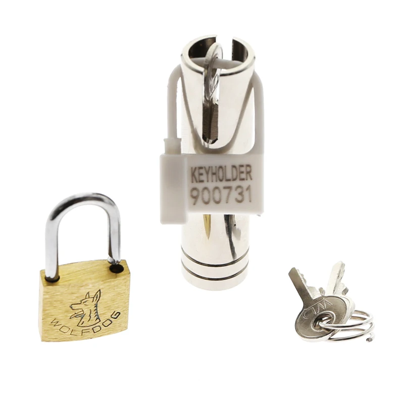 The Chastity Key Safe Chastity key holder keyholder THE CHASTITY KEY SAFE Chastity Game with spare key holder  sexy toy 2020