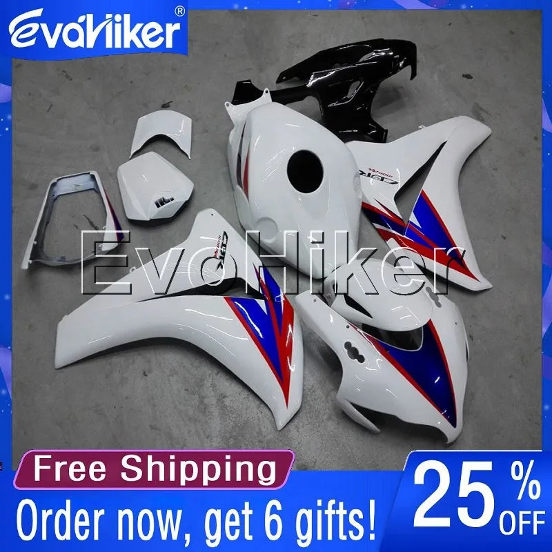 

Custom motorcycle cowl for CBR1000RR 2008 2009 2010 2011 Injection mold motorcycle fairing white