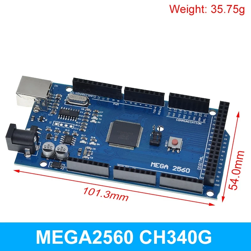 Mega2560 ATMEGA16U2 / Pro Mini MEGA 2560 Mega + WiFi R3 ATmega2560 Chip CH340G Für Arduino UNO R3 Entwicklungsboard WeMos ESP8266 – Detail 20