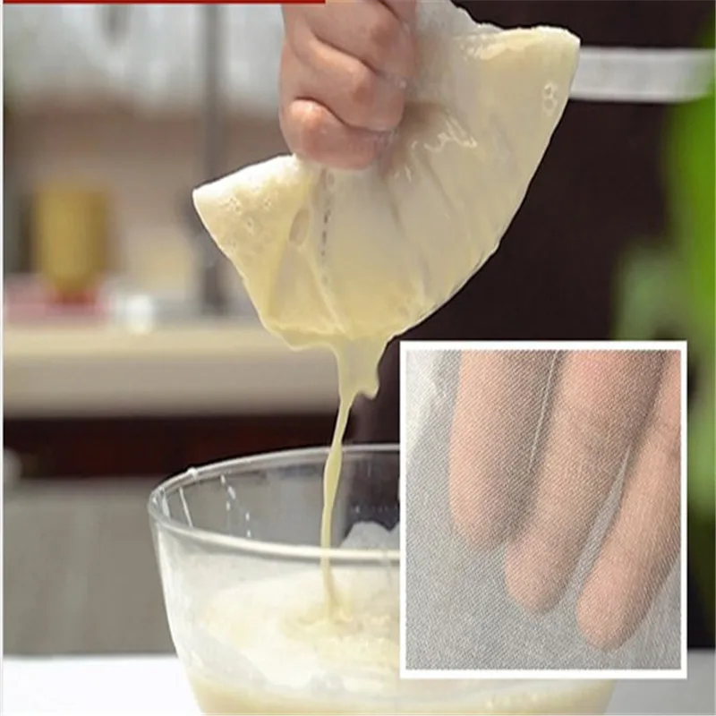 

Сетчатый фильтр высокой плотности 200, Кухонное ситечко для еды, фильтр для пищевых продуктов, сетчатый фильтр для фильтрации молока и сока