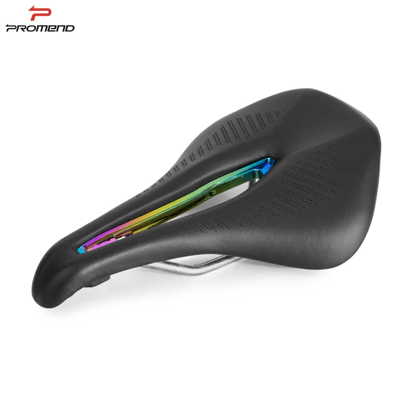 

PROMEND MTB Bicycle Seat Saddle Hollow Mountain Bike Road Bike Racing Saddles PU Ultralight Breathable Soft Seat Cushion