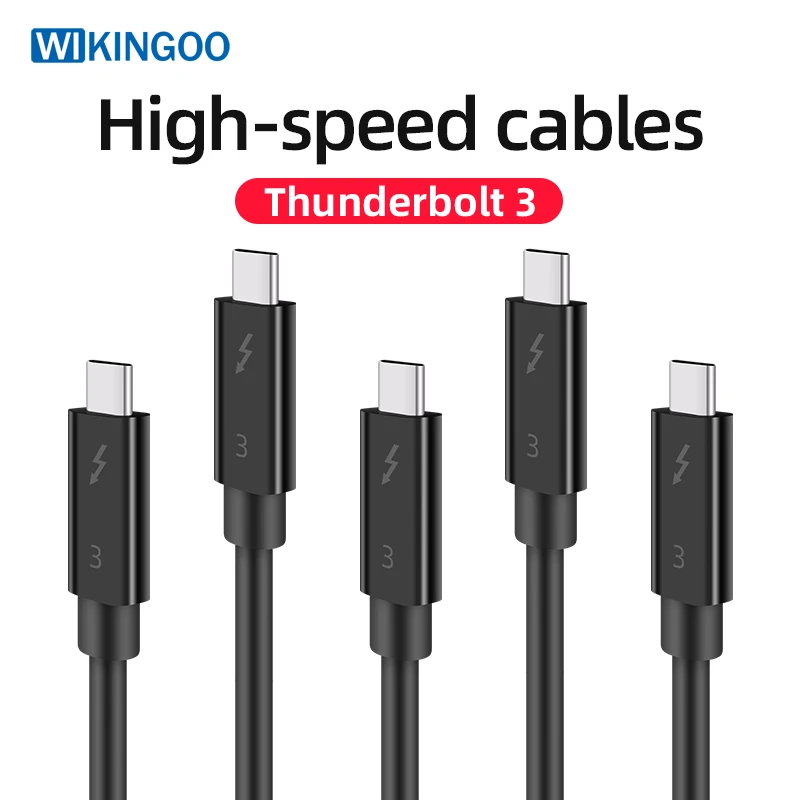 Cable Thunderbolt 3 0.3M 0.5M 0.7M 1M 2M 100W 40G USB C to USB C Cable PD for Macbook Pro Charger