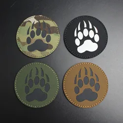 Clothing Reflective Bear Claw Patch Military IR Reflective Sticker Military Fan Armband Personalized Backpack Badge DIY