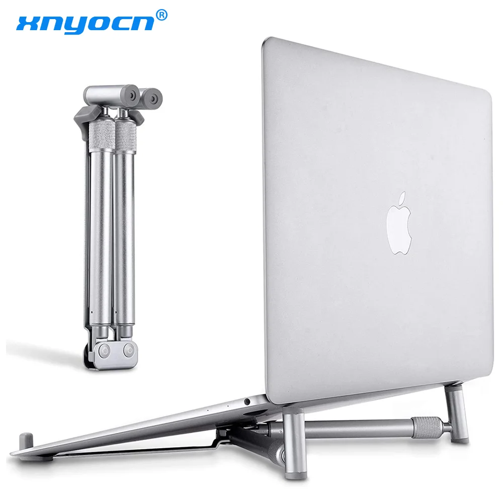 Portable Laptop Stand Aluminum Alloy Holder Foldable Universal Notebook PC Riser Support for Macbook Pro Android 12~17in Laptop