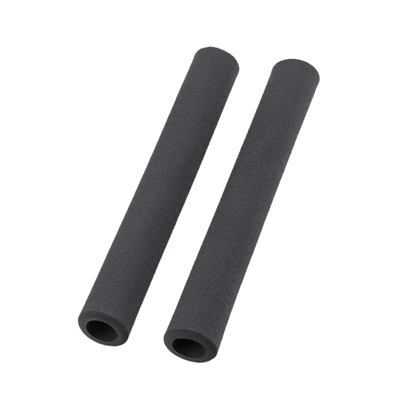 Lot De 2 Housses De Poignée De Poussette – Mousse Noire Texturée, Adhérence Améliorée, Confort – Universelle, Installation Facile – 49 X 3,5 X 3,5 Cm