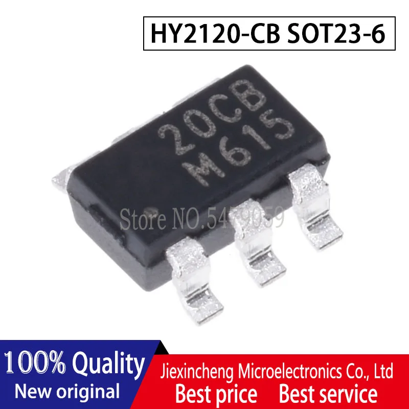 50 قطعة HY2120-CB وسم: 20CB HY2120 SOT23-6 جديد الأصلي