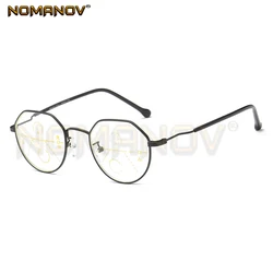 Personality Polygon Frame Retro Round See Near and Far Progressive Multifocus Reading Glasses Add 75 100 125 150 175 200 to 400