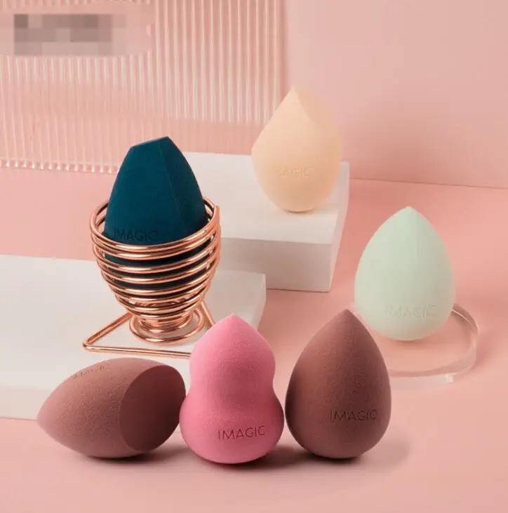 Imic ฟองน้ําผสมฟองน้ําน้ําพัฟ Professional แต่งหน้าพัฟฟองน้ําสําหรับรองพื้นครีมคอนซีลเลอร์แต่งหน้า