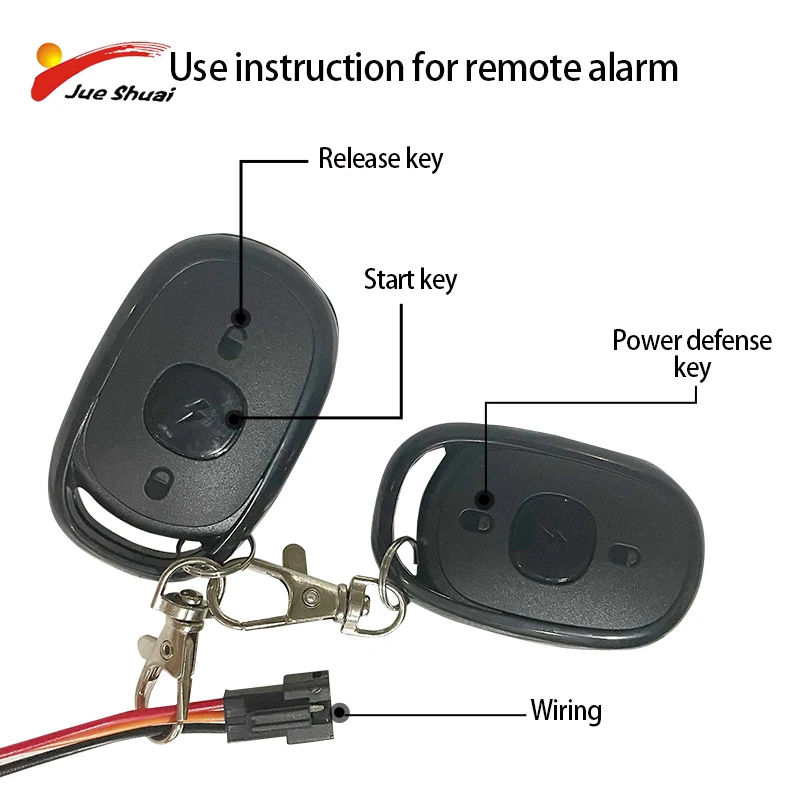 Remote Control Alarm Security System Waterproof for JUESHUAI X48 X60 X700 X750 X500 Electric Scooter Anti-Theft Accessories