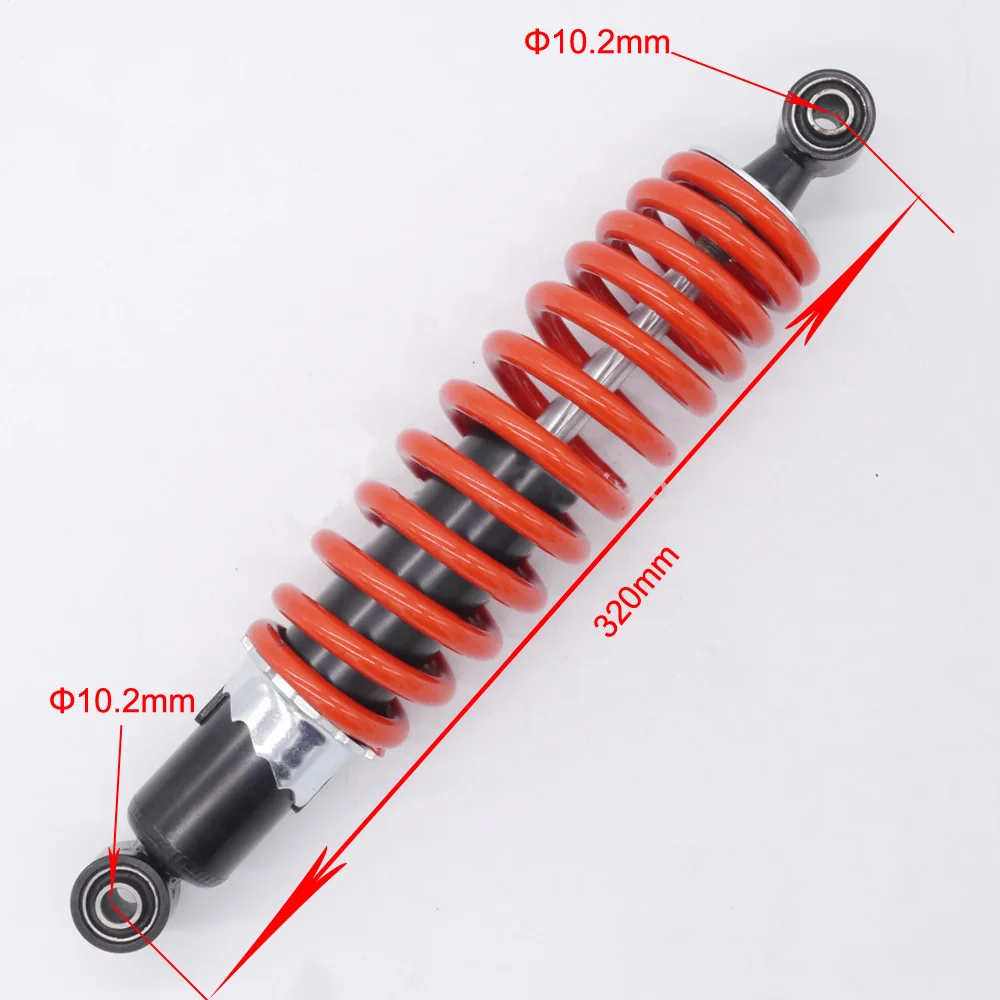 320mm Rear Suspension Shock Absorber Fit For China 110cc 150cc 200cc 250c ATV Quad Bike Go Cart Buggy Scooter Golf Kart Parts