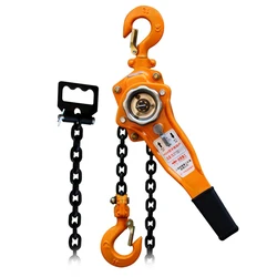 Hand Pull Hoist 0.8Ton Manual Chain 1.5M 3M 6M 9M Tensioner Hand Chain Lifting Hoist