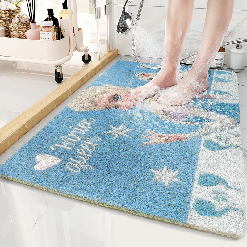 Disney  Shower Mat  Door Mat PVC Non-slip Bath Mat Cute Kitchen Rugs Bedroom Carpets   Wedding Ceremony   Wedding Runner Aisle