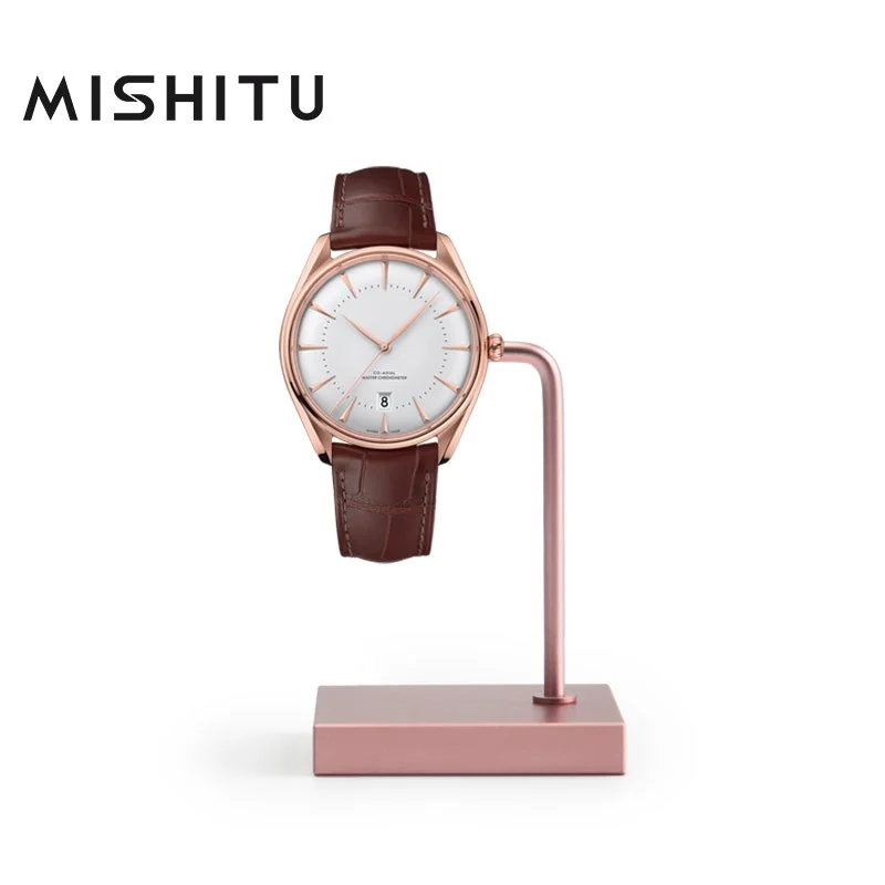 MISHITU New Single Watch Stand Holder Metal Display Stand Creative Display Props Rack Couple Gift Simple Fashion Original Design