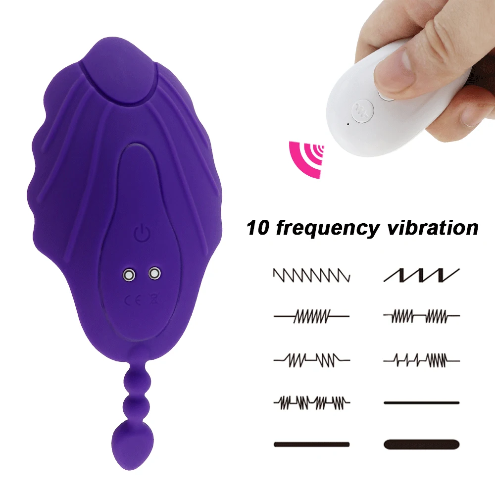 Soft Wearable Panty Vibrator Invisible Vibratings Remote Control Vagina Clitoral Stimulation Anal Plugs Adult Sex Toys for Women