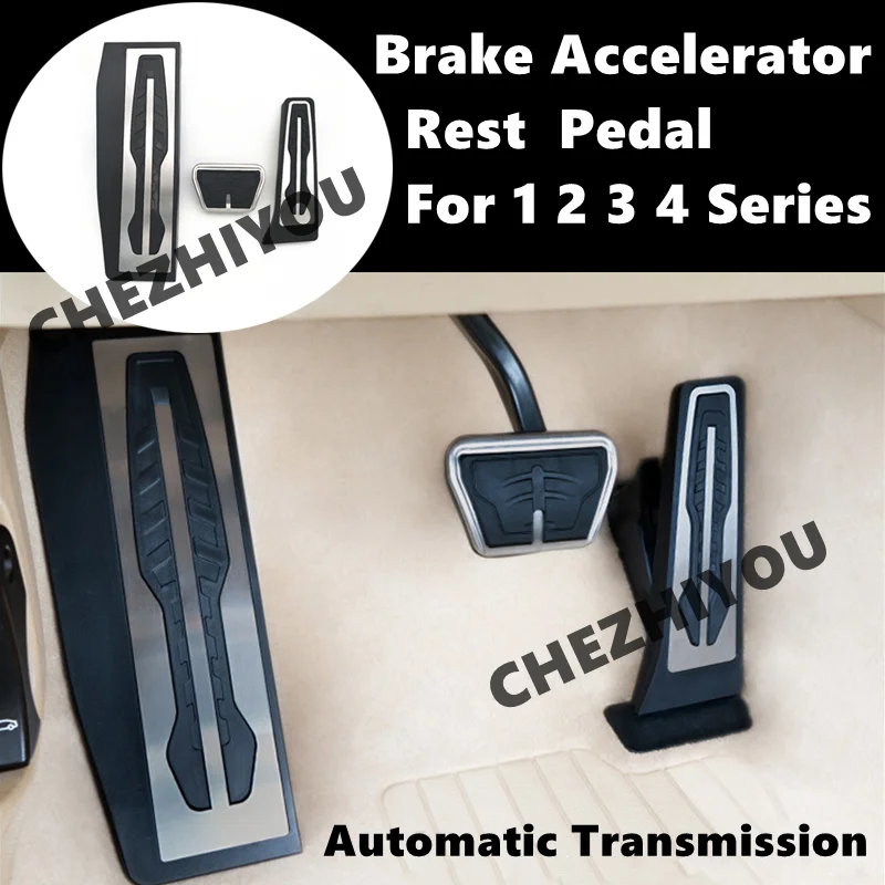 

Brake Accelerator Pedal For BMW 1 2 3 Series 4 Series F30 F31 F34 F20 F21 F32 F36 F80 F82 LHD No Drilling AT Footrest Pedal