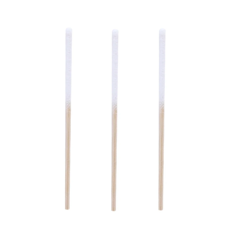 1 Bag 60pcs Bamboo Cotton Stick Swabs Buds With Long Cotton Head For Eyebrow Lips Eyeline Permanent Tattoo Makeup Cosmetics