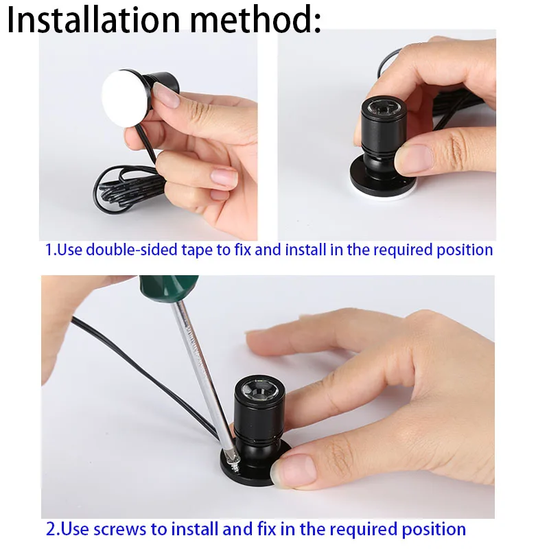 RGB-LED-Strahler, USB, 5 V, dimmbar, Farbe, Mini-Deckenstrahler, 1 W, 3 W, Schaufenstermuster, Schaufensterlicht, Raumdekoration, 1 bis 4 Fernbedienungsset – Detail 27