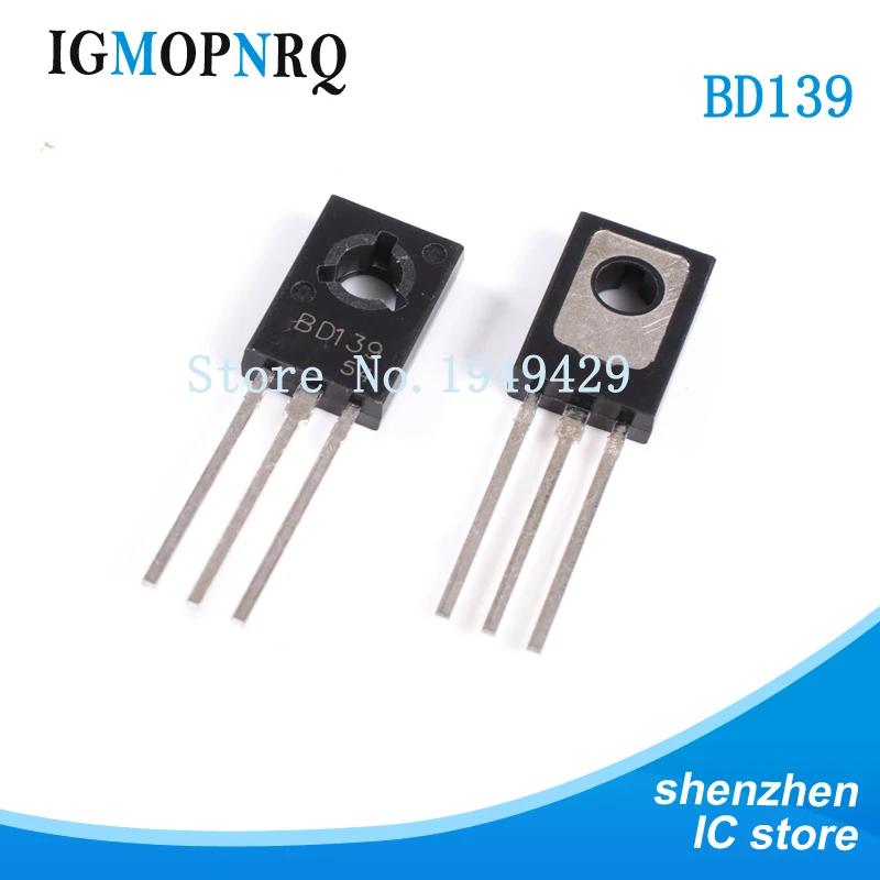 20PCS BD139 BD140 ( 10PCS BD139 + 10PCS BD140 ) TO126 TO-126 voltage regulator IC new