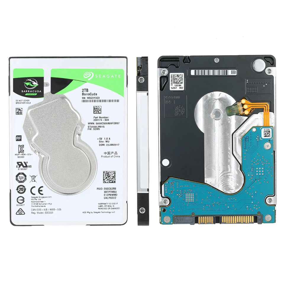 Imagem -06 - Seagate-disco Rígido Interno para Laptop Notebook Sata Gbps 128mb Cache 1tb 25 mm 5400rpm 25