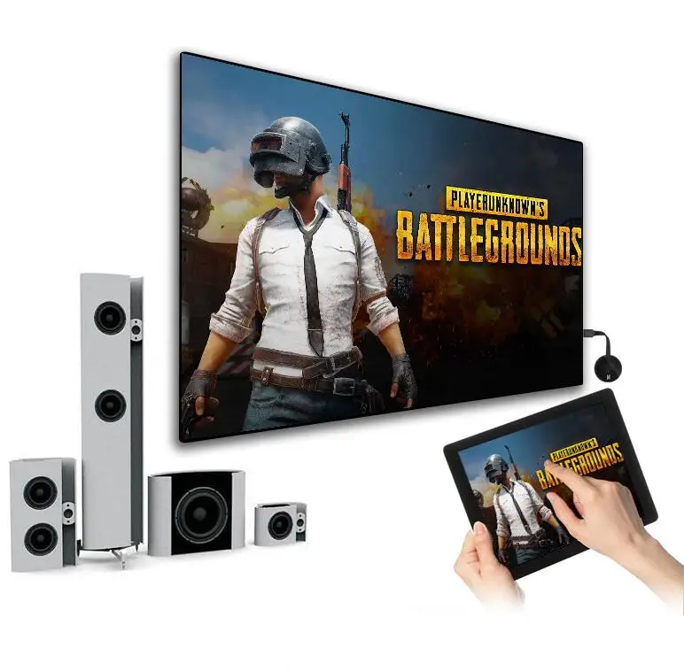 Chromecast جوجل اللاسلكية واي فاي ميراسكرين HDMI-متوافق HD عرض دونغل وسائل الإعلام تدفق الفيديو التلفزيون المنزل الذكي ل ios/أندرويد