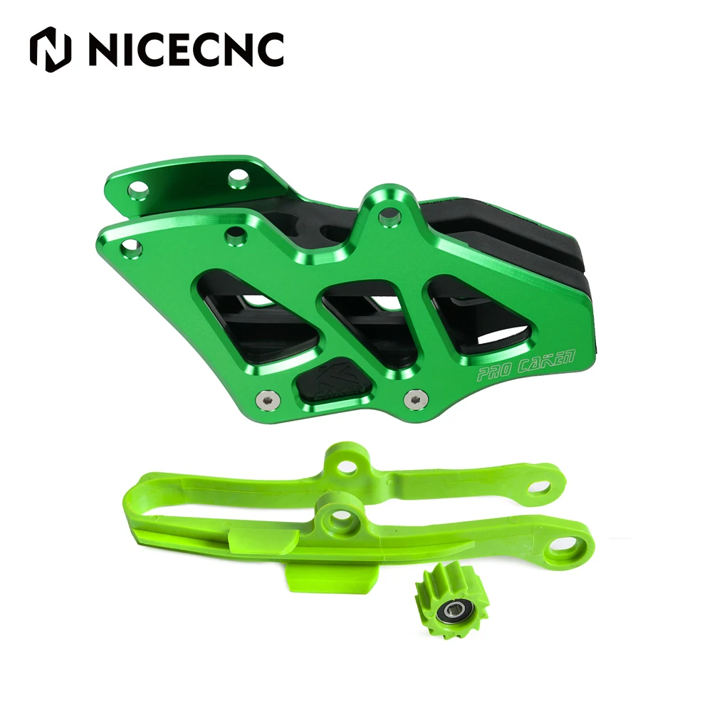 

NICECNC Swingarm Chain Guide Guard Cover Slider Roller For Kawasaki KX 250F 450F KX250F KX450F KXF 250 450 09-15 KLX 450R 11-13