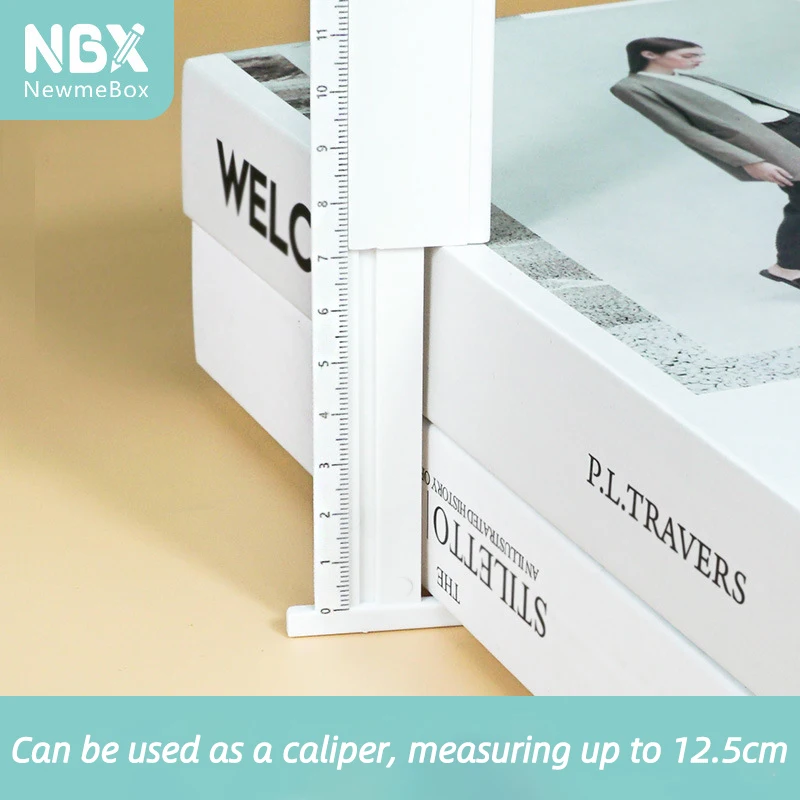 NBX Creative Extension 28.5cm Ruler Drawing Tools Mathematical Children  Practical Student Stationery 12.5cm Caliper For School