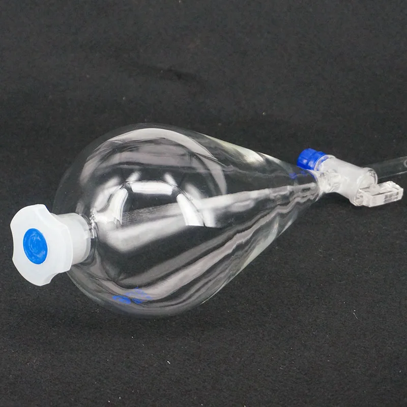 1000ml 24/29 Joint Chemistry Laborotary Glass Pear Shaped Separatory Funnel with  Stopcock