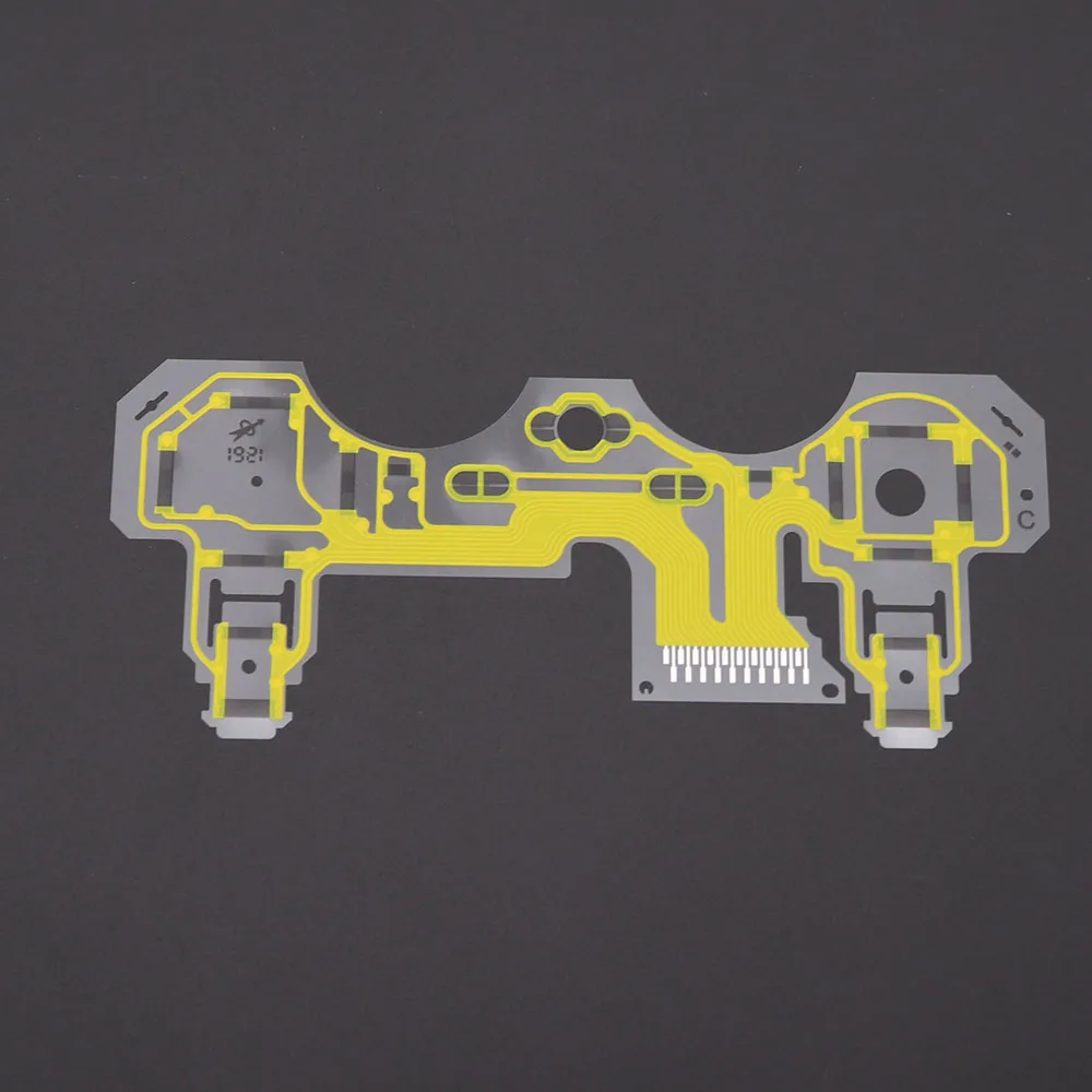 Suku Cadang Perbaikan Asli Kuning Kabel Flex untuk PS3 Film Konduktif Keypad Kabel Flex Getaran untuk Pengontrol PS3 160a N15-160PIA